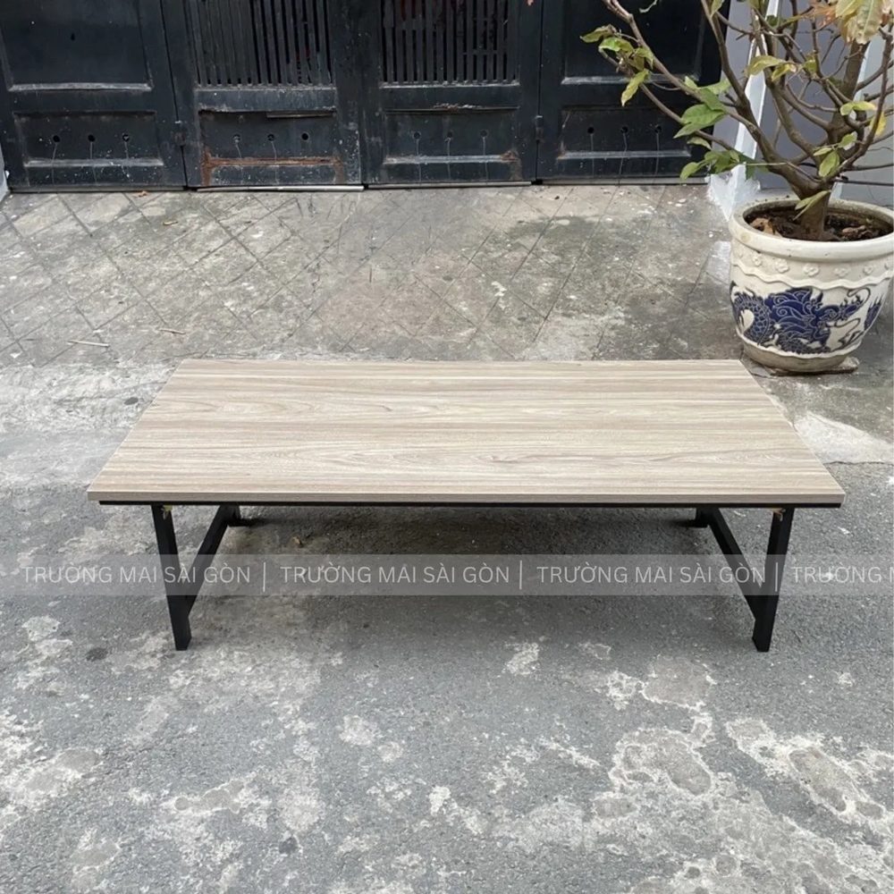 [BNB02] Bàn Làm Việc Văn Phòng Ngồi Bệt Chân Sắt U - BLV19