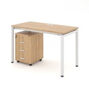 Bàn Làm Việc Chân Sắt Có Hộc - BLV22 1