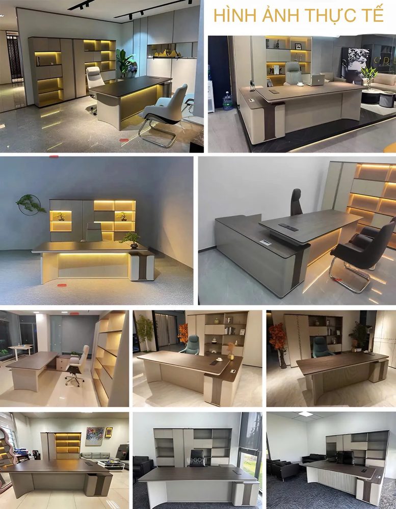 Bàn Giám Đốc Tối Giản Sang Trọng - BGĐ97 4