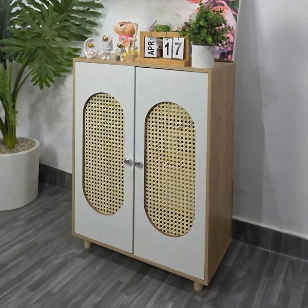 [KGD29] Kệ Giày Dép Cửa Lưới Mây Hiện Đại - KGD29