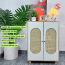 Kệ Giày Dép Cửa Lưới Mây Hiện Đại 1