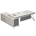 Bàn Giám Đốc Góc L Chân Côn Nhập Khẩu - BGĐ91 2