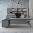 Bàn Giám Đốc Góc L Chân Côn Nhập Khẩu - BGĐ91 3