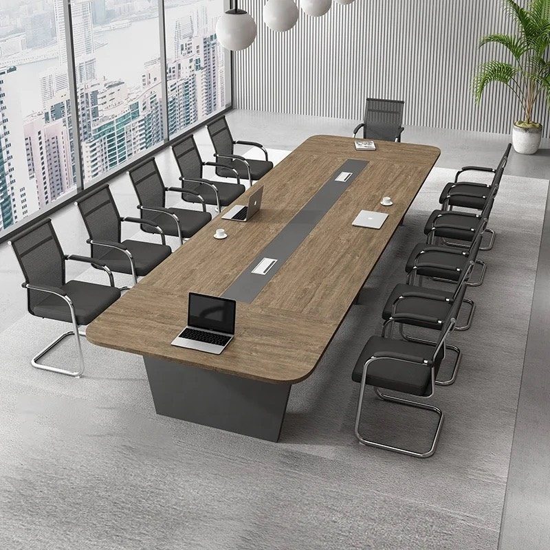 Bàn Họp Văn Phòng Bo Viền Chân Vat - BH44 3