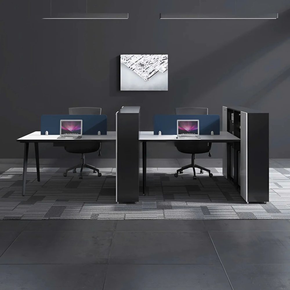 Cụm Bàn Văn Phòng 4 Người Hộc Tủ Đa Năng - BC72 2