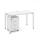 Bàn Làm Việc Văn Phòng Chân Sắt Chân Oval - BLV37 2