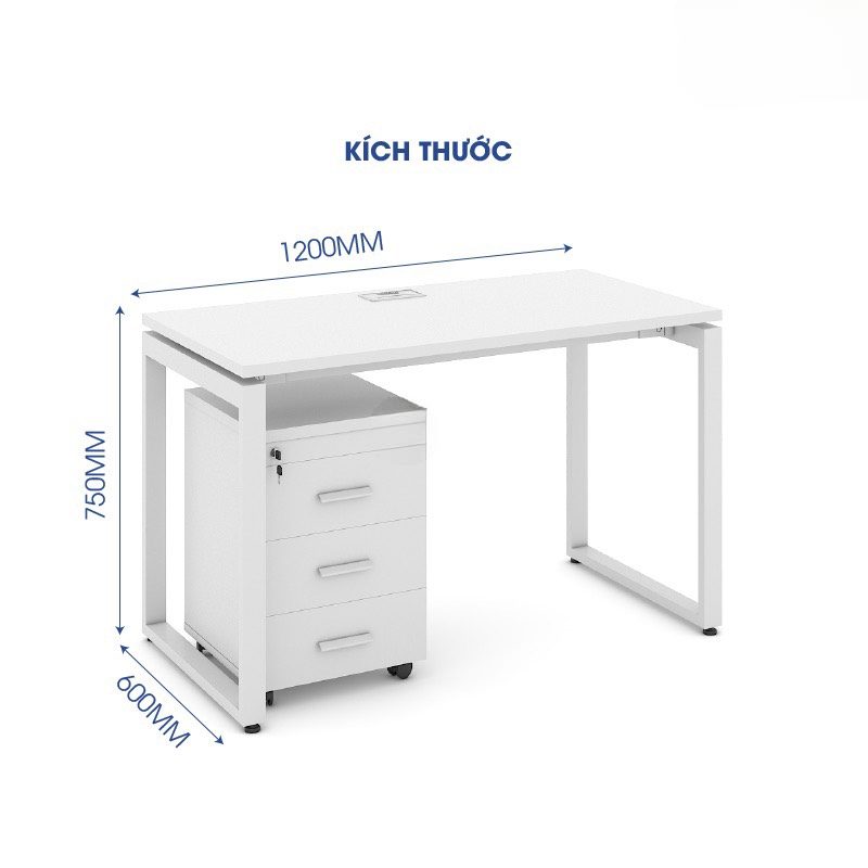 Bàn Văn Phòng Chân U Eos Hiện Đại - BLV39 2