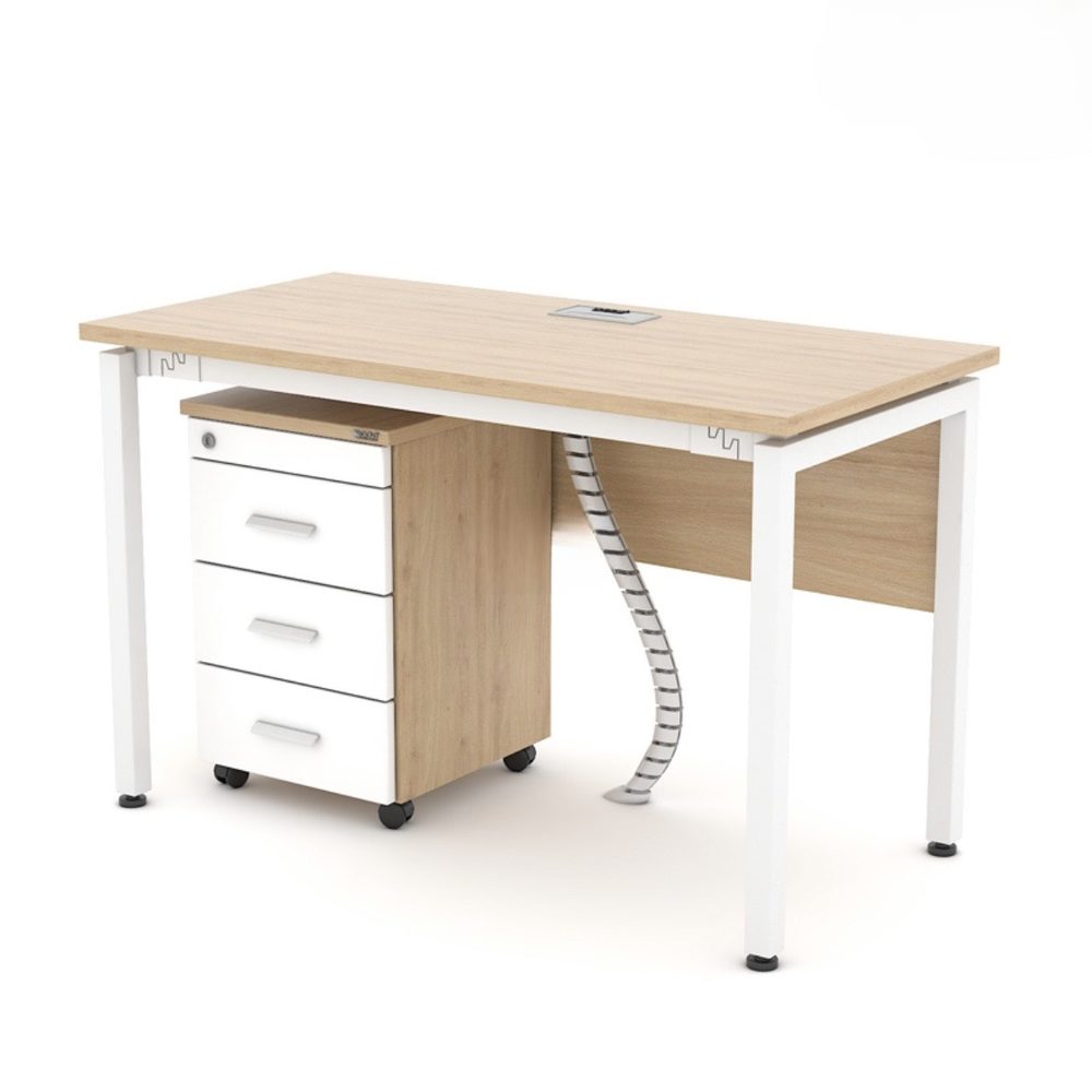 Bàn Làm Việc Chân Sắt Độc Lập - BLV44 2