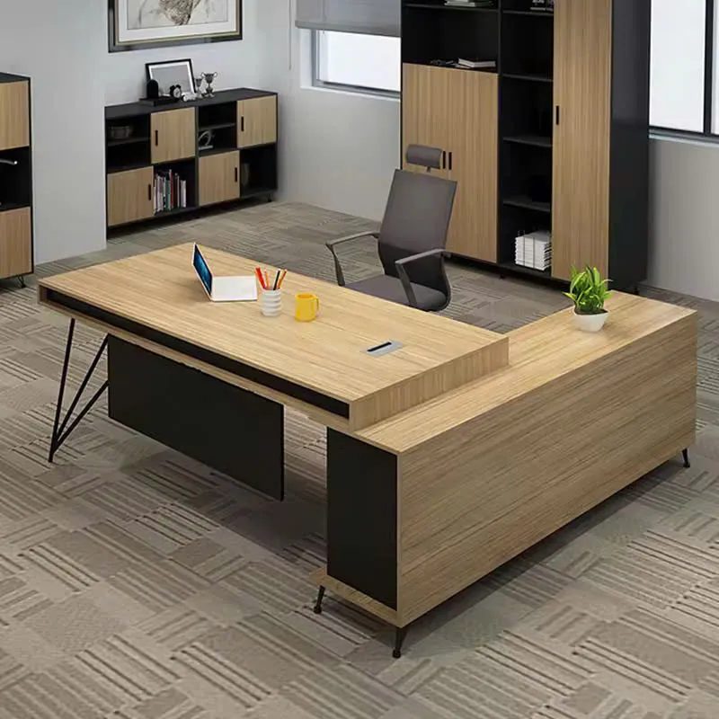 Bàn Giám Đốc Có Yếm Che Lửng Chân Nhập Khẩu - BGĐ90 3
