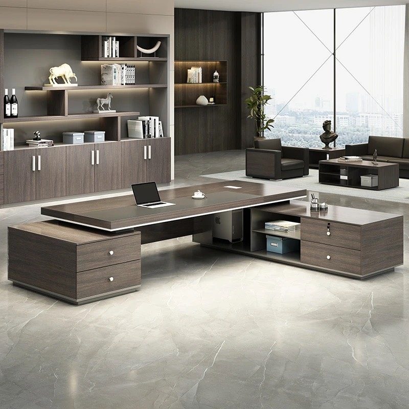 Bàn Giám Đốc Góc L Có Tủ Phụ - BGĐ10 3
