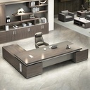 [GĐL08] Bàn Giám Đốc Góc L Có Tủ Phụ - BGĐ10