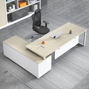 Bàn Giám Đốc Có Tủ Phụ Chân Sắt - BGĐ7 3