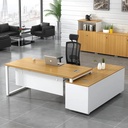 Bàn Giám Đốc Có Tủ Phụ Chân Sắt - BGĐ7 4
