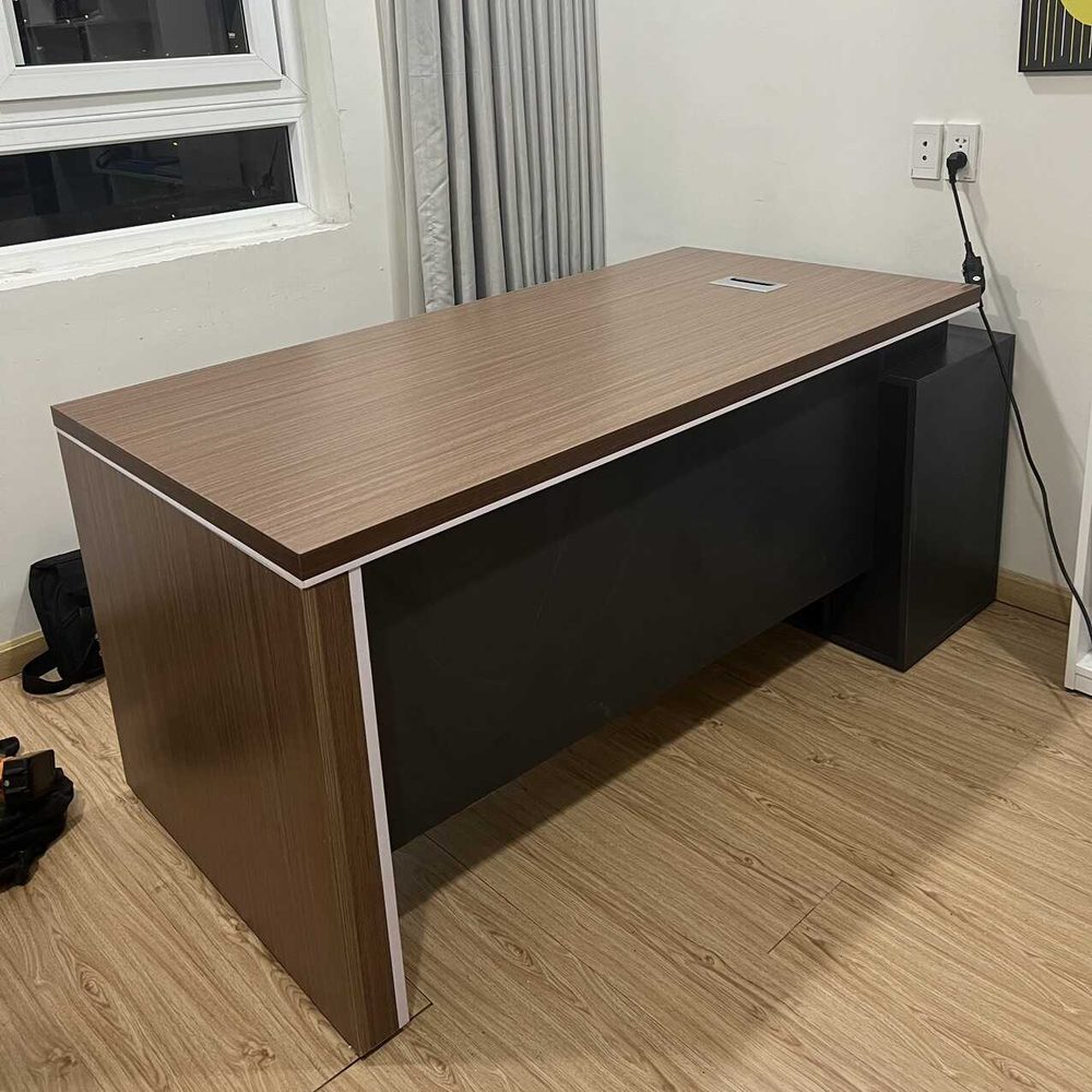 Bàn Giám Đốc Góc Chữ L Gỗ MDF- BGĐ8 1
