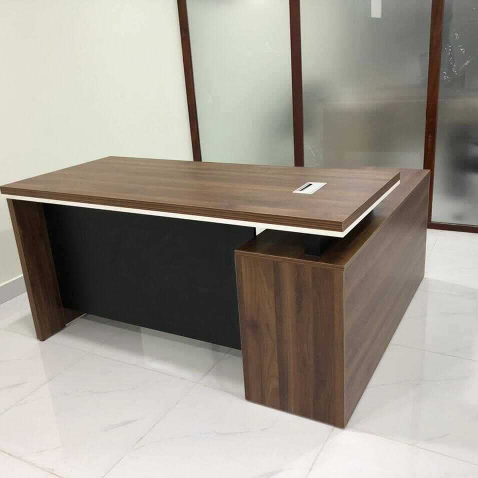 [BGĐ8] Bàn Giám Đốc Góc Chữ L Gỗ MDF- BGĐ8
