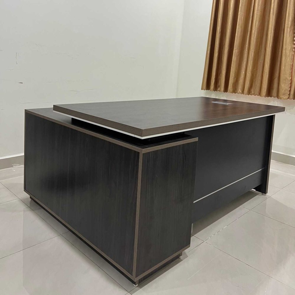 Bàn Giám Đốc Góc L Kèm Hộc Tủ - BGĐ11 2