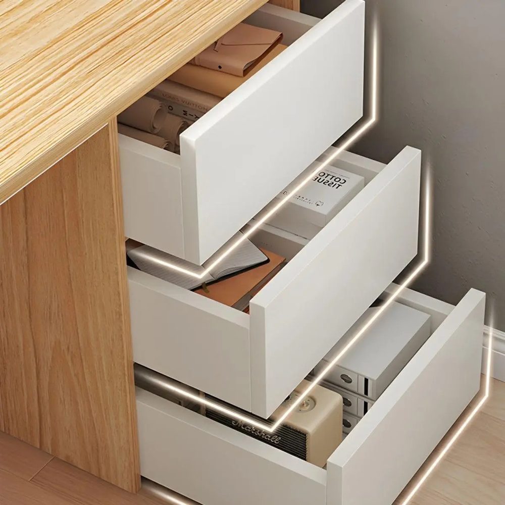 Bàn Làm Việc IKEA Văn Phòng Có Hộc Tủ - BLV46 3