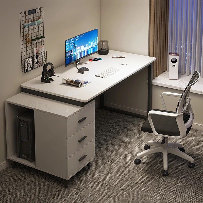 Bàn Làm Việc Văn Phòng IKEA Có Hộc Tủ 3 Ngăn- BLV48 5