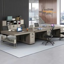 Cụm Bàn Nhóm 6 Người Gỗ MDF Bền Đẹp - BC66 2
