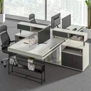 Cụm Bàn Làm Việc 4 Người Thiết Kế Đa Năng - BC64 1