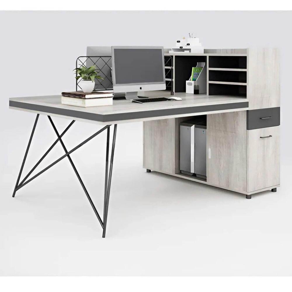 Cụm Bàn Làm Việc 2 Người Tối Ưu Không Gian - BC62 2