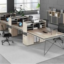 Cụm Bàn Làm Việc 6 Người Thiết Kế Thông Minh - BC61 1