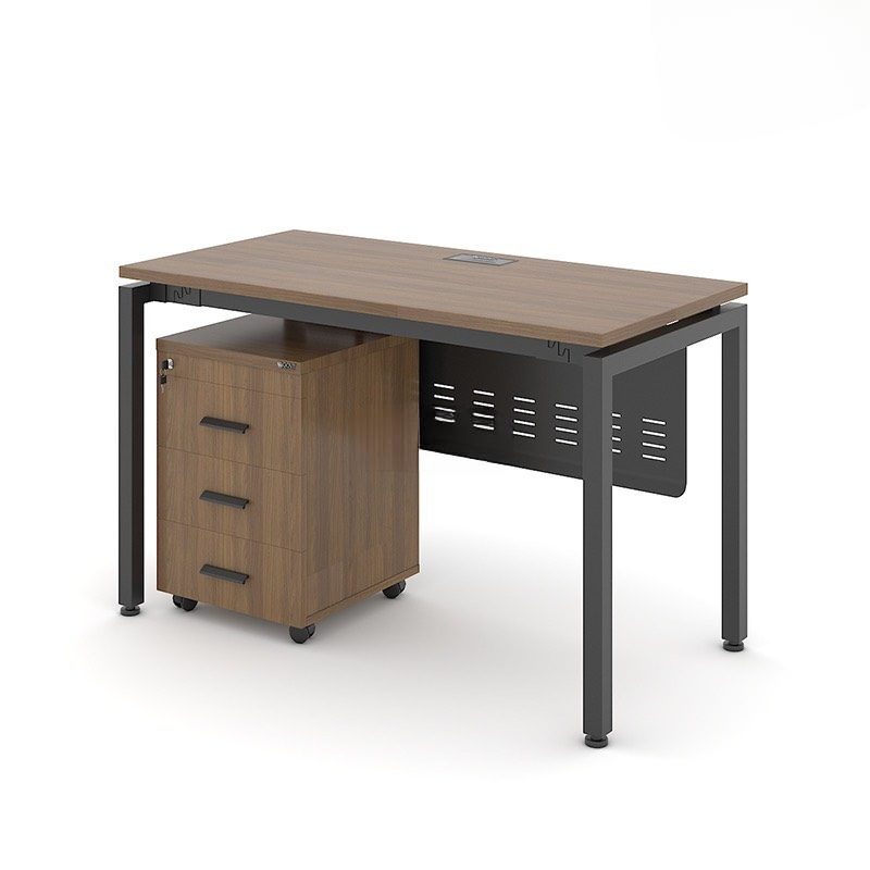 Bàn Làm Việc Yếm Sắt Chân Độc Lập - BLV52 2
