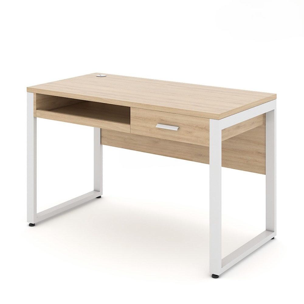 Bàn Làm Việc Yếm Che Có Hộc Kéo- BLV56 1