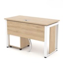 Bàn Văn Phòng Gỗ Yếm Che Lửng - BLV59 3