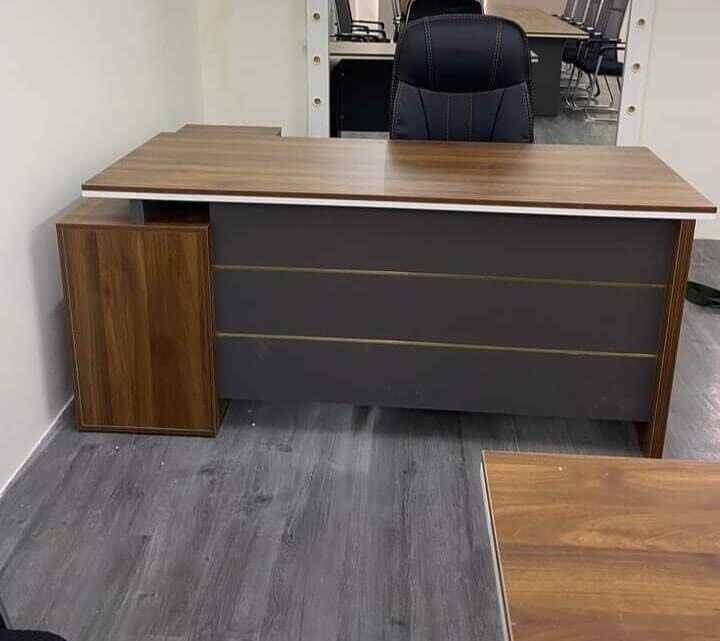Bàn Giám Đốc Văn Phòng Chữ L Có Tủ Phụ - BGĐ4 5