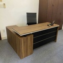 [GĐL04] Bàn Giám Đốc Văn Phòng Chữ L Có Tủ Phụ - BGĐ4