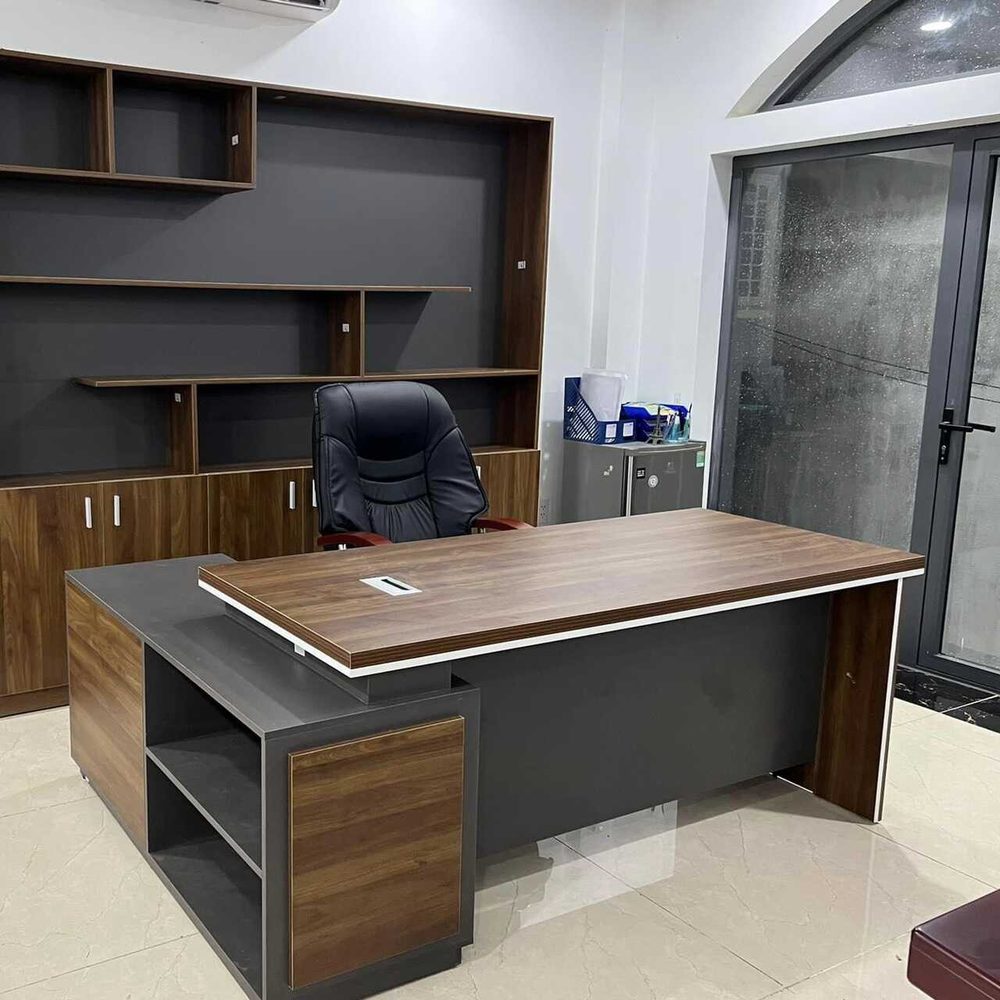 Bàn Giám Đốc Văn Phòng Chữ L Kèm Hộc - BGĐ6 2
