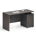 Bàn Làm Việc Văn Phòng Gỗ MDF Kèm Hộc - BG16 2