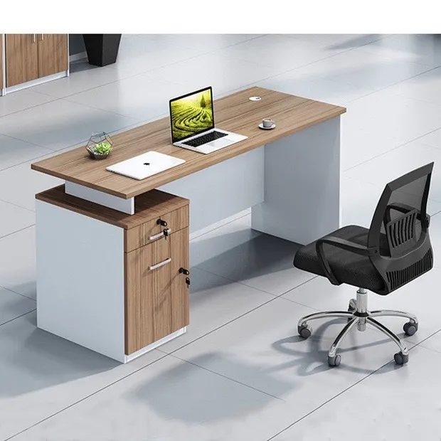 [BLVG4] Bàn Làm Việc Văn Phòng Gỗ MDF Kèm Hộc - BG16