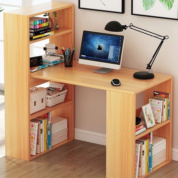 Bàn Làm Việc Văn Phòng Liền Kệ Giá Sách - BG20 2