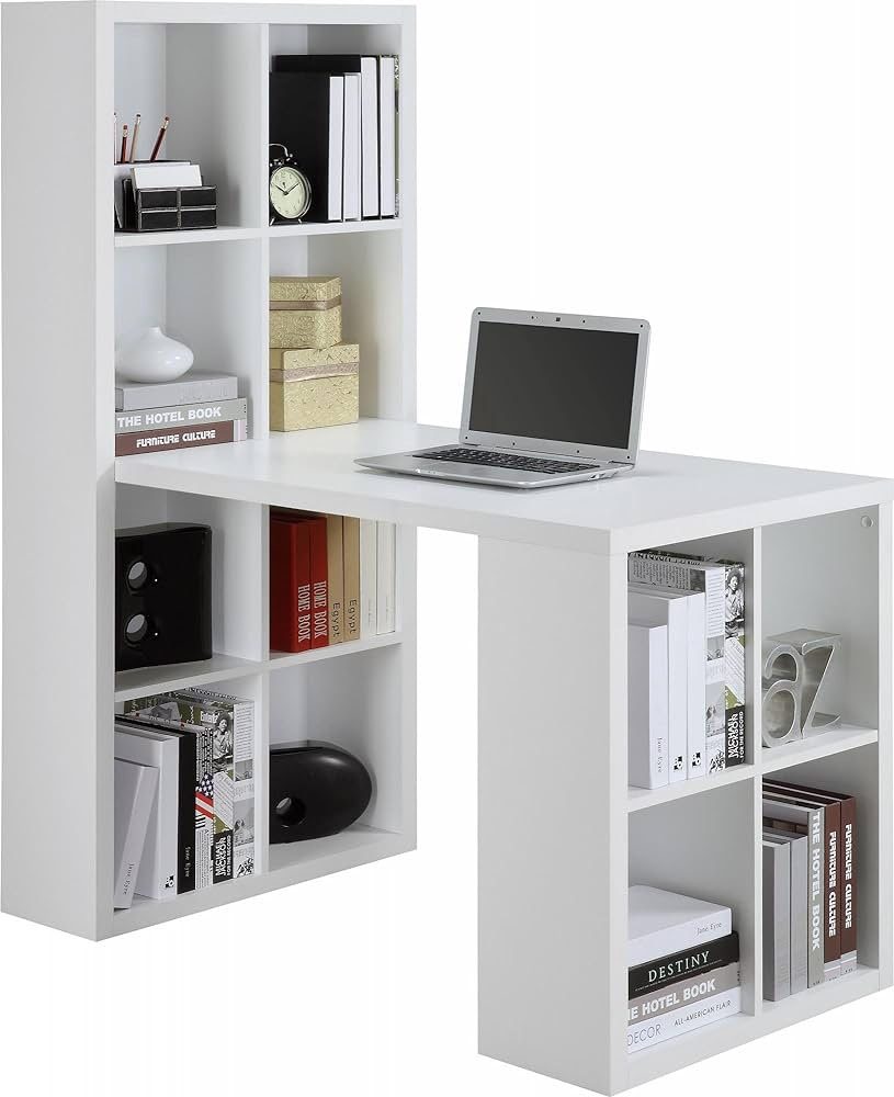 Bàn Làm Việc Có Kệ Gỗ 12 Ngăn - BG21 2