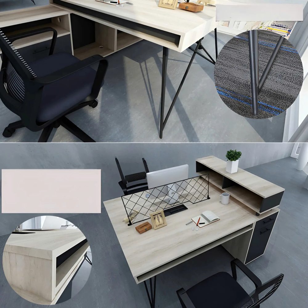 Bàn Cụm Làm Việc 2 Người Tích Hợp Đa Năng - BC58 3
