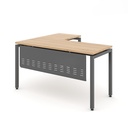Bàn Làm Việc Góc L Yếm Sắt Che Lửng - BLV65 1