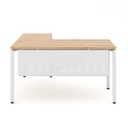 Bàn Làm Việc Góc L Yếm Sắt Che Lửng - BLV65 5