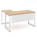 Bàn Làm Việc Góc L Chân Sắt Chữ U- BLV67 1