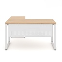 Bàn Làm Việc Góc L Chân Sắt Chữ U- BLV67 3
