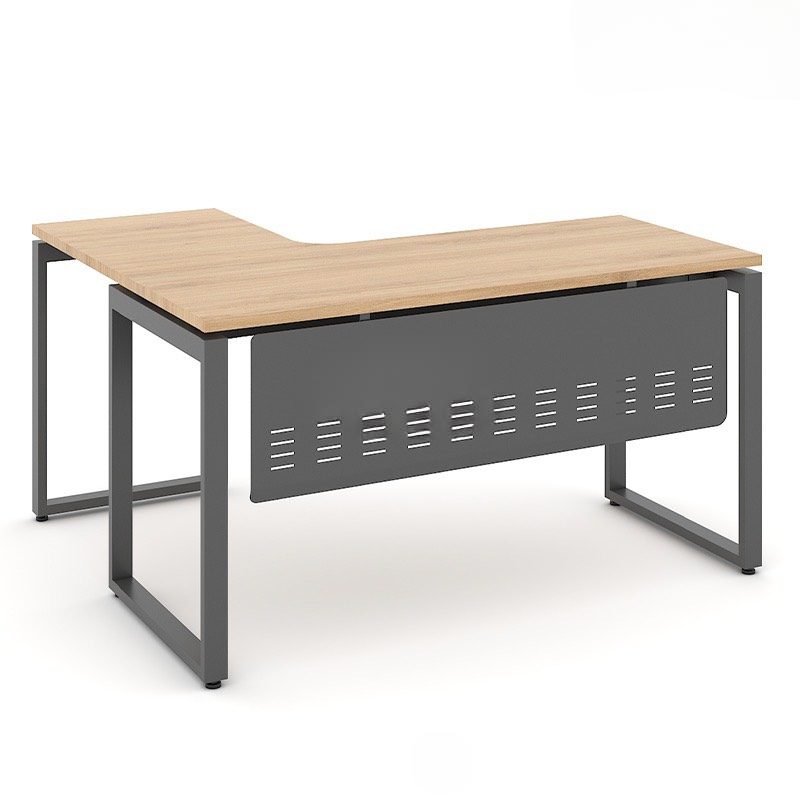 Bàn Làm Việc Góc L Chân Sắt Chữ U- BLV67 4