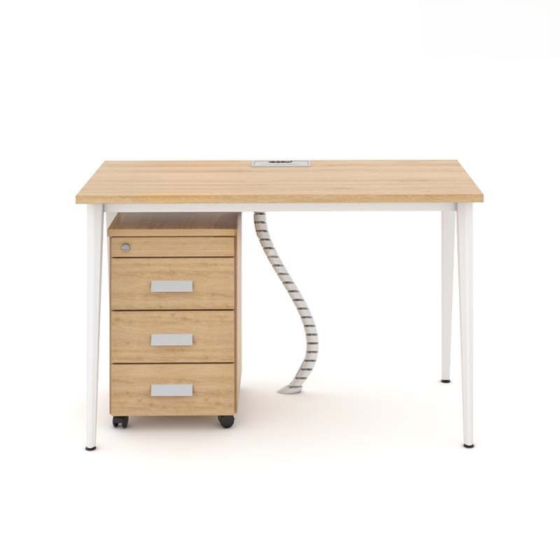 Bàn Văn Phòng Gỗ MDF Chân Đa Giác - BLV70 3