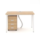 Bàn Văn Phòng Gỗ MDF Chân Đa Giác - BLV70 3