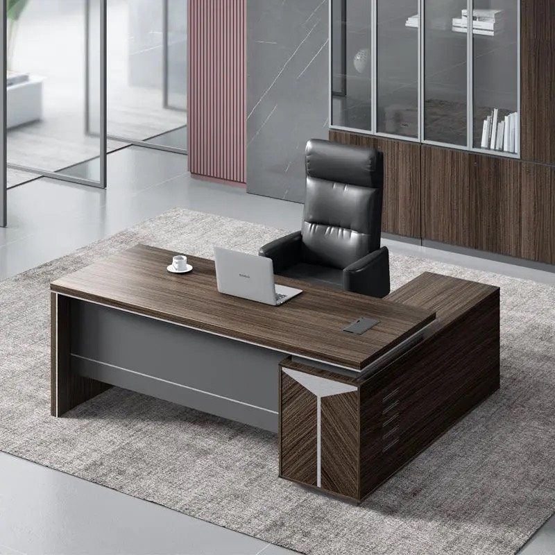 Bàn Giám Đốc Văn Phòng góc L Mẫu Bàn Hot Nhất - BGĐ42 1