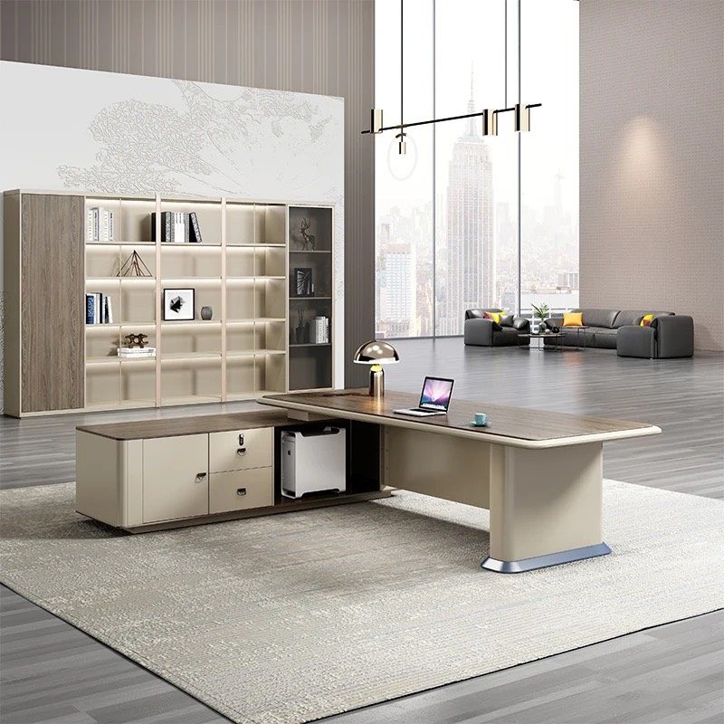 Bàn Giám Đốc Văn Phòng chữ L Cao Cấp Đẹp - BGĐ41 1