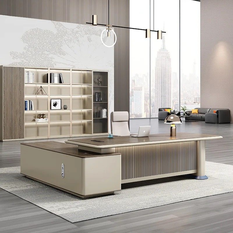 [BGĐ41] Bàn Giám Đốc Văn Phòng chữ L Cao Cấp Đẹp - BGĐ41