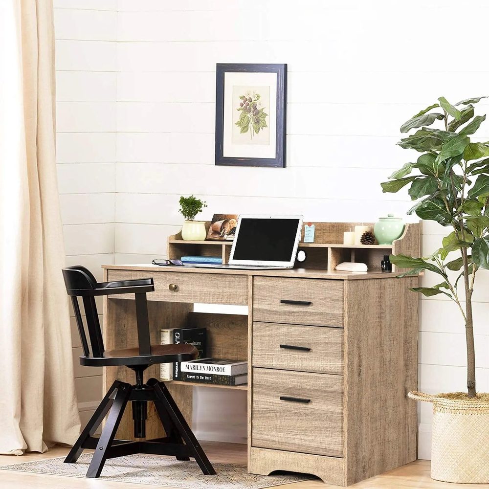 Bàn Làm Việc Gỗ MDF Có Hộc - BG26 1