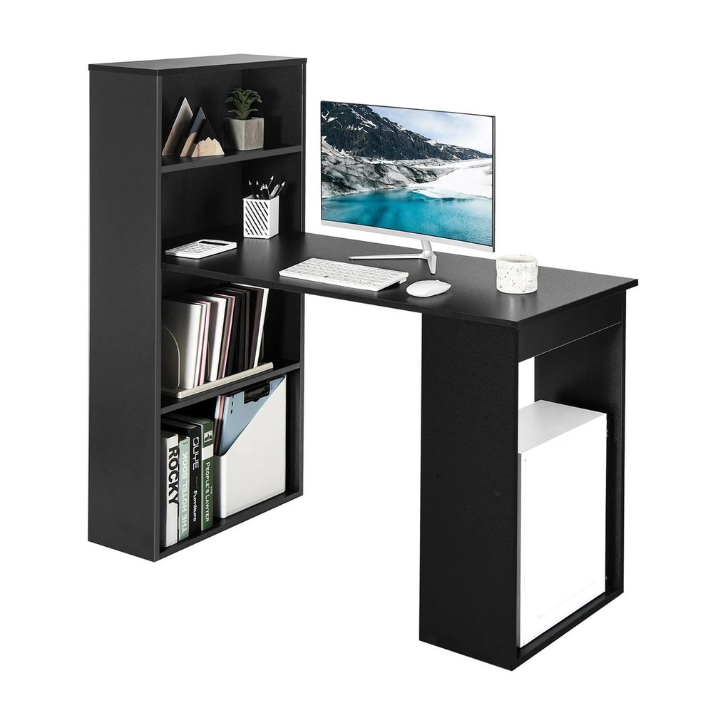 Bàn Làm Việc Văn Phòng Gỗ MDF Có Kệ - BG27 1