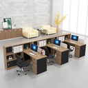 Bàn Cụm Làm Việc Nhóm 3 Người - BC24 2